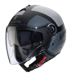 Casco Caberg Riviera V4X Alpha Negro Mate Antracita Gris |C6HE60G4|