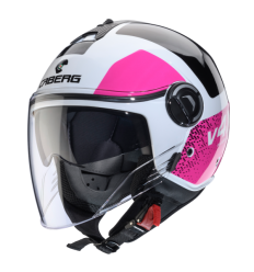 Casco Caberg Riviera V4X Alpha Blanco Fucsia Negro |C6HE60O8|