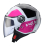 Casco Caberg Riviera V4X Alpha Blanco Fucsia Negro |C6HE60O8|