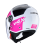 Casco Caberg Riviera V4X Alpha Blanco Fucsia Negro |C6HE60O8|