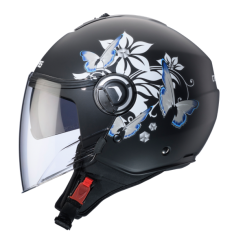 Casco Caberg Riviera V4X Mia Negro Mate Blanco Gris |C6HF60B9|