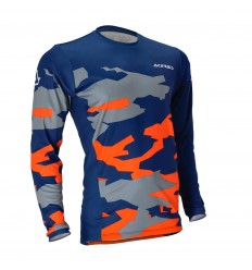 Camiseta Acerbis X-Duro Winter Azul Naranja |0024616.243|