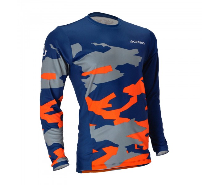 Camiseta Acerbis X-Duro Winter Azul Naranja |0024616.243|