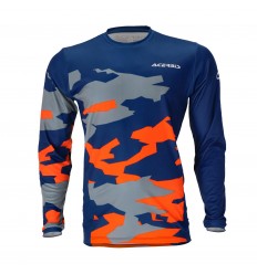 Camiseta Acerbis X-Duro Winter Azul Naranja |0024616.243|