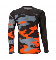 Camiseta Acerbis X-Duro Winter Negro Naranja |0024616.313|