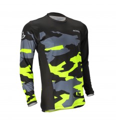 Camiseta Acerbis X-Duro Winter Negro Amarillo |0024616.318|