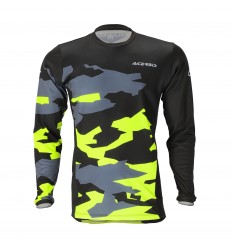 Camiseta Acerbis X-Duro Winter Negro Amarillo |0024616.318|