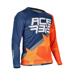 Camiseta Acerbis Mx J-Windy One Kid Vent Naranja Azul |0024780.204|