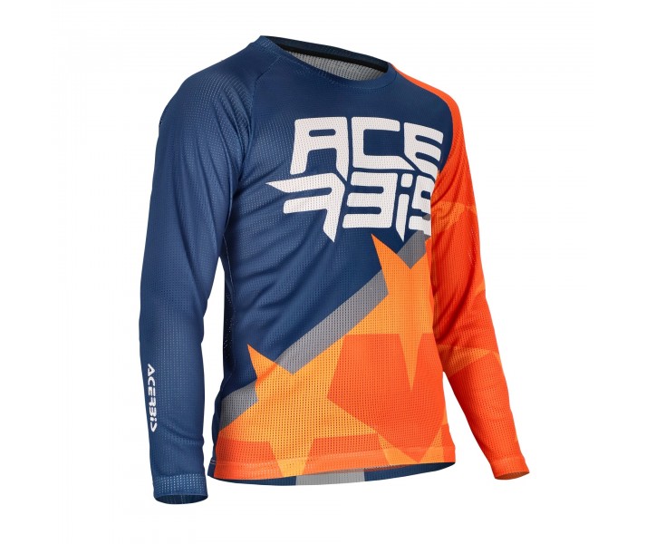 Camiseta Acerbis Mx J-Windy One Kid Vent Naranja Azul |0024780.204|