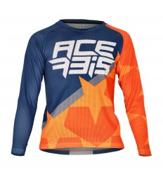 Camiseta Acerbis Mx J-Windy One Kid Vent Naranja Azul |0024780.204|