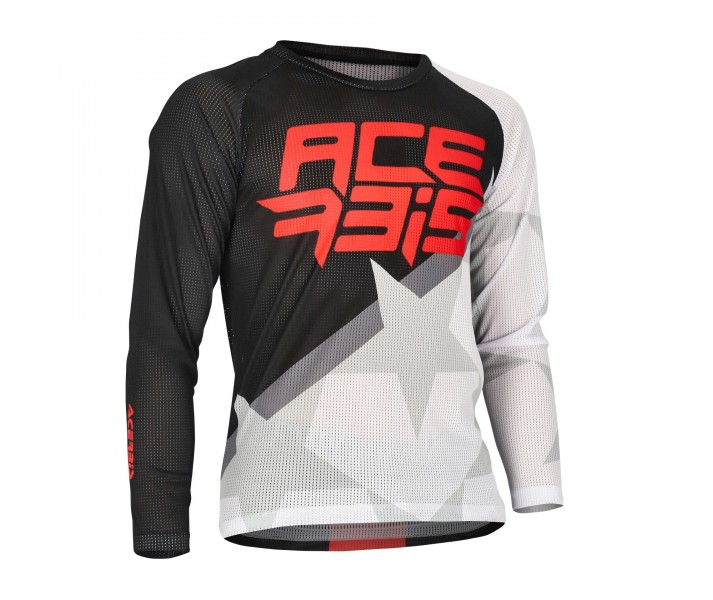 Camiseta Acerbis Mx J-Windy One Kid Vent Blanco Negro |0024780.237|