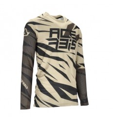 Camiseta Acerbis Mx J-Windy Four Vented Beige Negro |0025042.709|