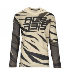 Camiseta Acerbis Mx J-Windy Four Vented Beige Negro |0025042.709|