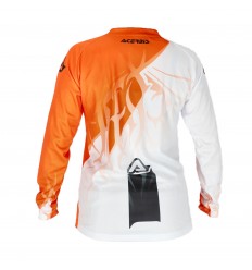 Camiseta Acerbis Inafntil Mx Three Naranja Blanco |0025043.203|