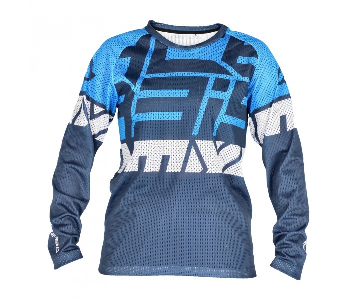 Camiseta Acerbis Mx J-Windy Four Kid Vented Azul Blanco |0025146.245|