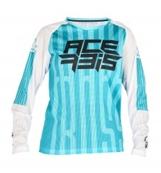 Camiseta Acerbis Mx J-Windy Five Kid Vented Verde Blanco |0025147.371|