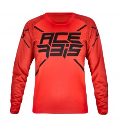 Camiseta Acerbis Inafntil Mx Five Rojo Negro |0025326.349|