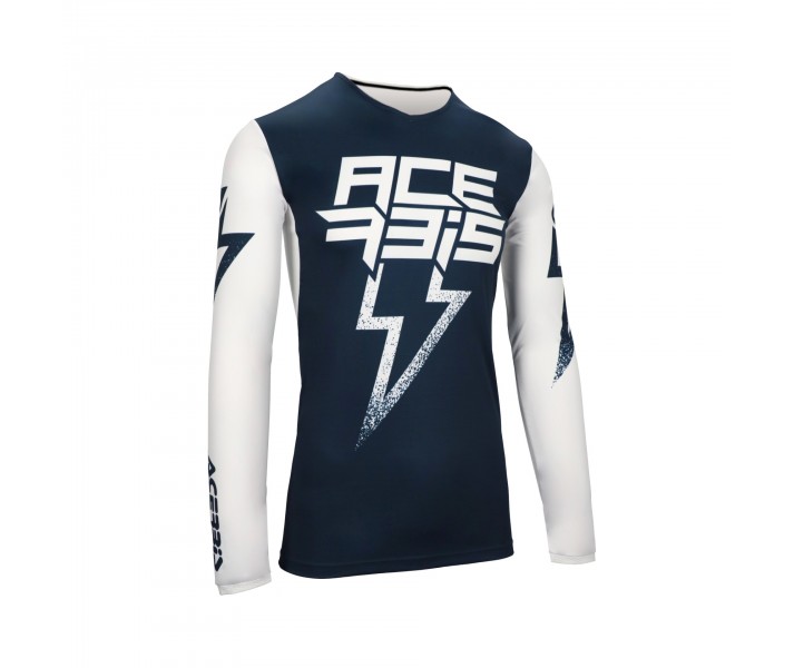 Camiseta Acerbis X-Flex Blizzard Azul Blanco |0026037.245|