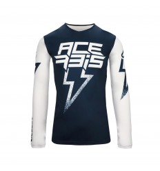 Camiseta Acerbis X-Flex Blizzard Azul Blanco |0026037.245|