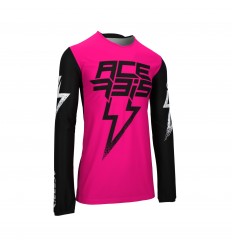 Camiseta Acerbis X-Flex Blizzard Negro Rosa |0026037.723|