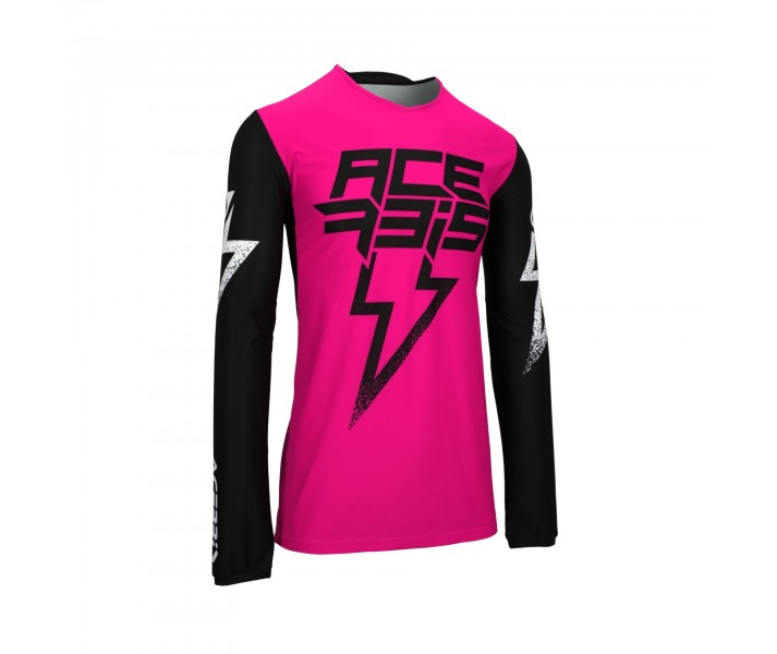 Camiseta Acerbis X-Flex Blizzard Negro Rosa |0026037.723|