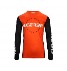 Camiseta Acerbis Mx J-Track Inc. Naranja Negro |0026040.209|