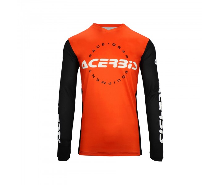 Camiseta Acerbis Mx J-Track Inc. Naranja Negro |0026040.209|