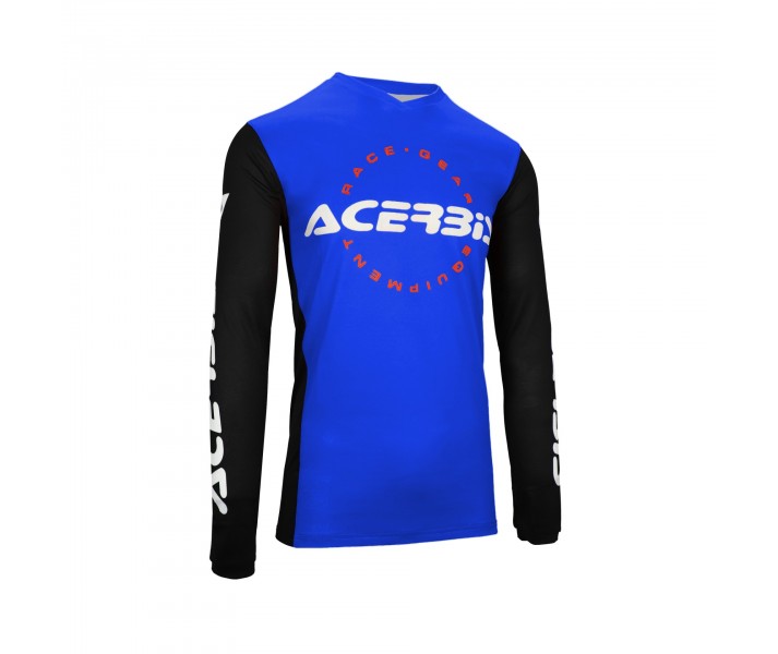 Camiseta Acerbis Mx J-Track Inc. Azul Negro |0026040.251|