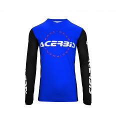 Camiseta Acerbis Mx J-Track Inc. Azul Negro |0026040.251|