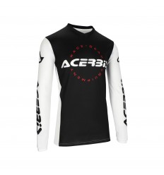 Camiseta Acerbis Mx J-Track Inc. Negro Blanco |0026040.315|