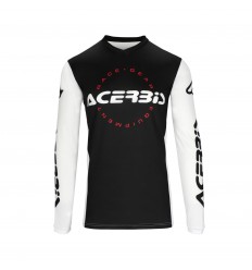 Camiseta Acerbis Mx J-Track Inc. Negro Blanco |0026040.315|