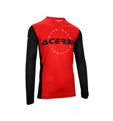 Camiseta Acerbis Mx J-Track Inc. Rojo Negro |0026040.349|