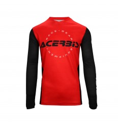 Camiseta Acerbis Mx J-Track Inc. Rojo Negro |0026040.349|