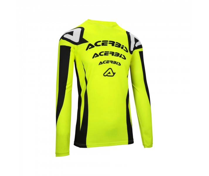 Camiseta Acerbis Mx J-Track Askar Amarillo Negro |0026042.279|