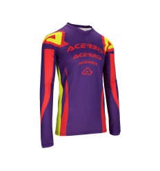 Camiseta Acerbis Mx J-Track Askar Púrpura Rojo |0026042.393|