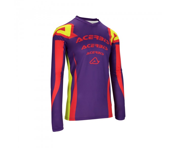 Camiseta Acerbis Mx J-Track Askar Púrpura Rojo |0026042.393|