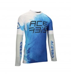 Camiseta Acerbis J-Windy Vent Watermark Azul Blanco |0026046.245|