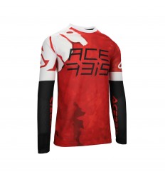 Camiseta Acerbis J-Windy Vent Watermark Rojo Blanco |0026046.343|