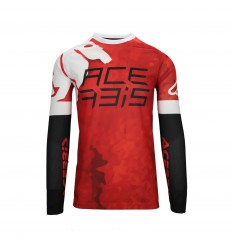 Camiseta Acerbis J-Windy Vent Watermark Rojo Blanco |0026046.343|