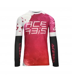 Camiseta Acerbis J-Windy Vent Watermark Morado Blanco |0026046.385|