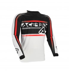 Camiseta Acerbis Mx Linear Lugo Blanco Negro |0026049.237|