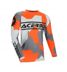 Camiseta Acerbis Mx Linear Sumbawa Naranja Gris |0026051.207|