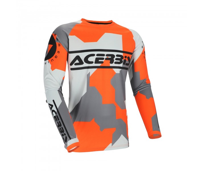 Camiseta Acerbis Mx Linear Sumbawa Naranja Gris |0026051.207|