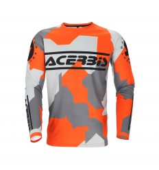 Camiseta Acerbis Mx Linear Sumbawa Naranja Gris |0026051.207|