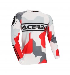 Camiseta Acerbis Mx Linear Sumbawa Blanco Gris |0026051.235|