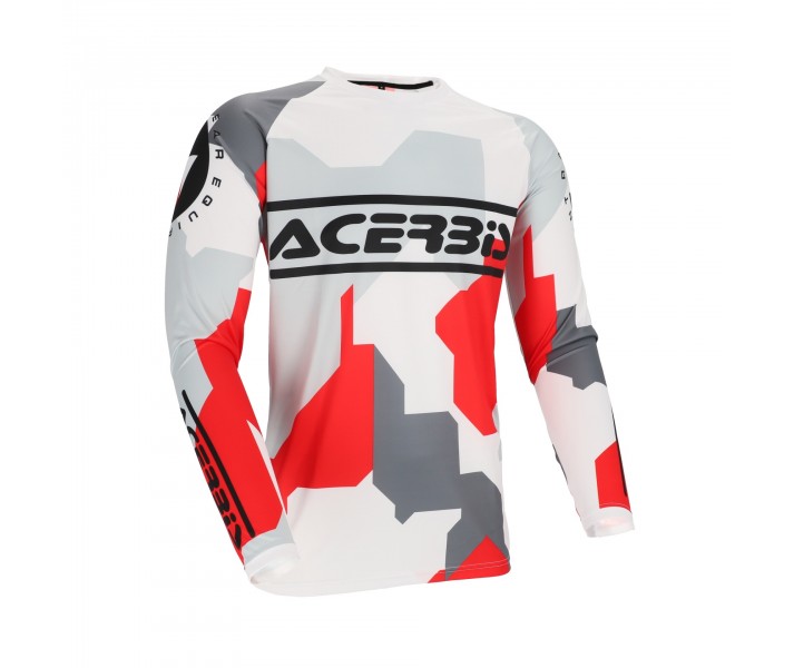 Camiseta Acerbis Mx Linear Sumbawa Blanco Gris |0026051.235|