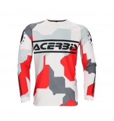 Camiseta Acerbis Mx Linear Sumbawa Blanco Gris |0026051.235|