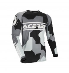 Camiseta Acerbis Mx Linear Sumbawa Negro Gris |0026051.319|