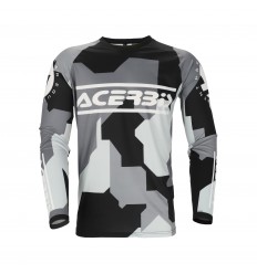 Camiseta Acerbis Mx Linear Sumbawa Negro Gris |0026051.319|