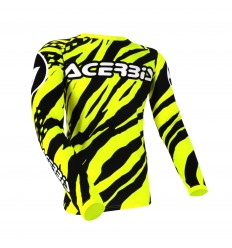 Camiseta Acerbis Mx Linear Lombok Amarillo Negro |0026053.279|